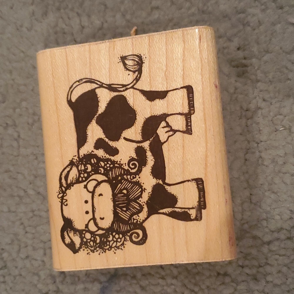 5/$15 Cow stamp